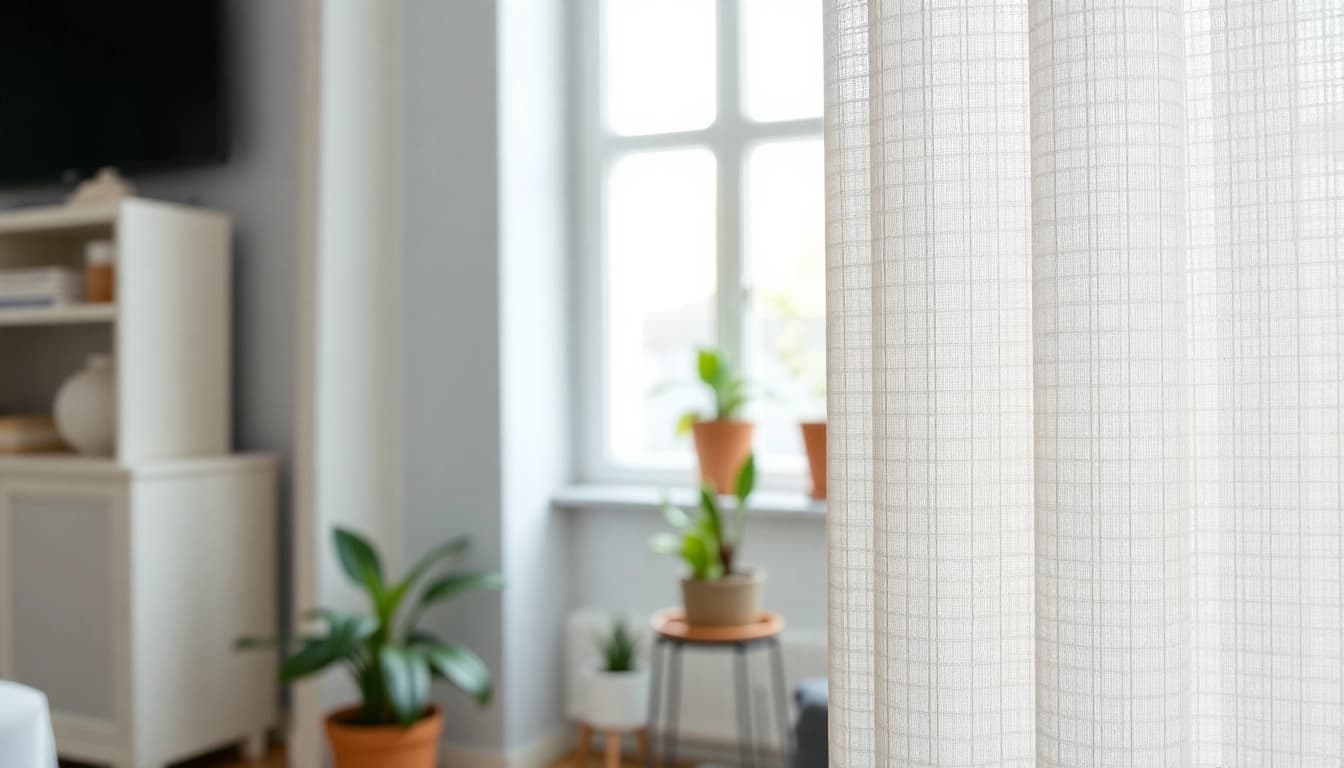 Installazione di zanzariera porta finestra elegante e funzionale in un ambiente luminoso.