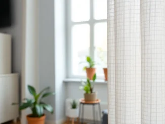 Installazione di zanzariera porta finestra elegante e funzionale in un ambiente luminoso.