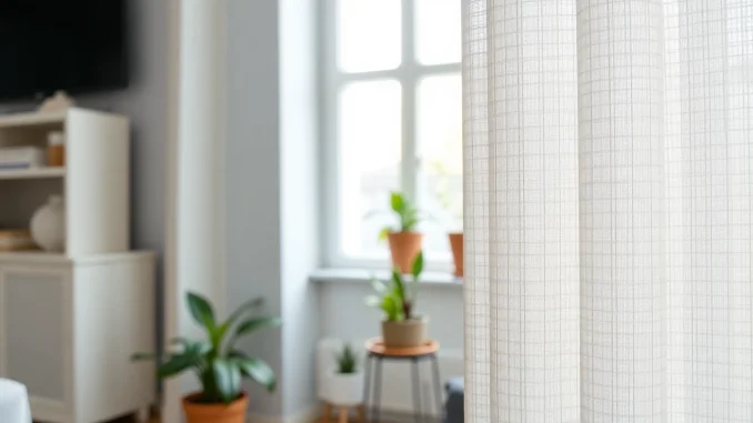 Installazione di zanzariera porta finestra elegante e funzionale in un ambiente luminoso.